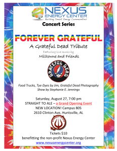 STA Grateful Dead FLYER